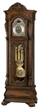 Часы напольные, механические (вишня), ANK_611-025 - фото 107386