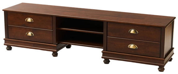 Тумба  ТВ из массива березы цвет Орех TADORNA 500A-N