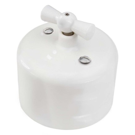 Выключатель поворотный, двойной, керамика, белый, Jantera, JRO.0R02.CG00 - фото 110382