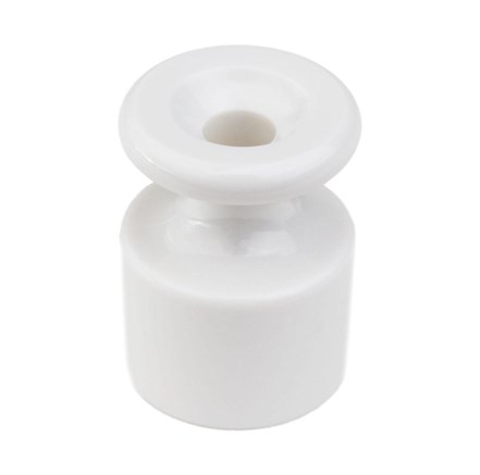 Изолятор, D18 H24, пластик, 10 шт, белый, Jantera, JNO.5ON.PG00.010