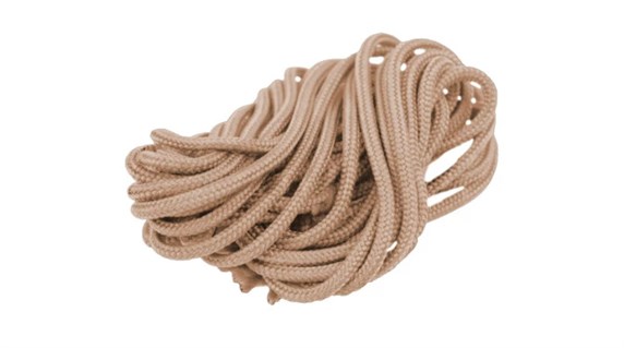 Шнур из полиэфирной нити для крепления витого провода на изоляторах, цвет - бежевый перламутр GE70005-29 - фото 111198