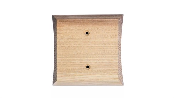 Накладка одноместная на бревно, без тонировки, Мезонин прямой угол, GE72711-00 - фото 111307