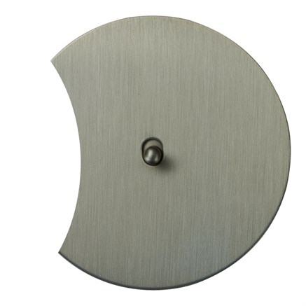 1 клавишный выключатель проходной, никель, Salvador, EU010201A01 - фото 111545