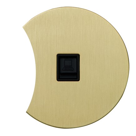 Компьютерная розетка RJ45, золото, Salvador, EU040206 - фото 111601