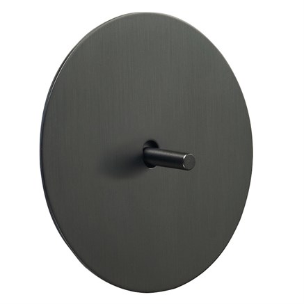 Выключатель 1-тумблерный проходной, антрацит, Salvador, EU020102B01 - фото 111622