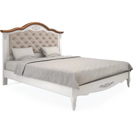 Кровать с мягким изголовьем 160*200 W216, Алетан - фото 117314