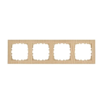 Рамка пластиковая 4-постовая сосна LK60 LK STUDIO 864425