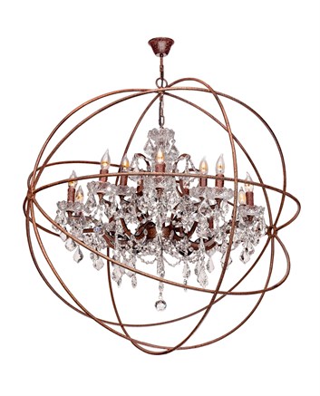 Подвесная люстра Loft it Foucaults Orb Crystal LOFT1897/15 - фото 7698