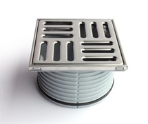 Решетка для трапа 56022 нержаейка, хром