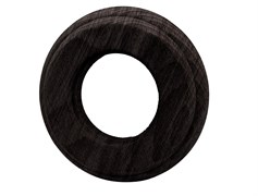 Рамка 1-местная круглая, D95 H10, дерево, черный, Jantera, JRO.2ON1.WM01