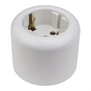 Розетка 1-местная, 220B, Schuco, пластик, белый, Jantera, JAD.1L61.PG00