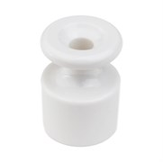 Изолятор, D18 H24, пластик, 100шт, белый, Jantera, JNO.5ON.PG00.100