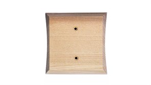 Накладка одноместная на бревно, без тонировки, Мезонин прямой угол, GE72711-00