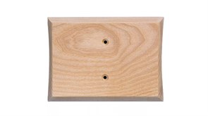 Накладка полутораместная на бревно, без тонировки, Мезонин прямой угол, GE72712-00