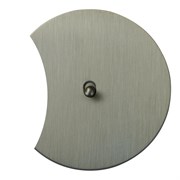 1 клавишный выключатель перекрестный, никель, Salvador, EU010201A03