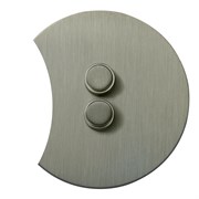 Двойной диммер, никель, Salvador, EU010210