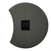 Компьютерная розетка RJ45, антрацит, Salvador, EU020206