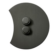 Двойной диммер, антрацит, Salvador, EU020210