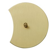 1 клавишный выключатель перекрестный, золото, Salvador, EU040204B03