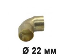 Уголок для труб D22, Латунь, Villaris-Loft GBQ 3082214