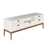Тумба ТВ узкая BR304W White, Алетан