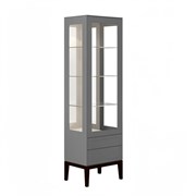 Витрина левая L MRS601L/G Серый, Алетан