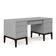 Стол письменный двухтумбовый MRS709G Серый, Алетан