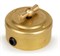 Выключатель ретро поворотный 2 кл. "Gold" VINTAGE-BRASS 30201-6