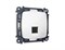 MO112010 Комплект механизма компьютерной розетки OMEGA Белый глянец RJ-45(8P8C) CAT6 с шторкой QUANT (OP1120, VM188), AMBRELLA VOLT, MO112010 - фото 107305