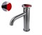 Смеситель для раковины OMG! 9009GM-R графит, красный - фото 110040