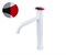 Смеситель для раковины OMG! 9008W-R белый красный - фото 110064