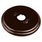Подставка 1-местная круглая, D95 H10, пластик, коричневый, Jantera, JAD.2ON1.PG02 - фото 110463