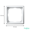 ARTGALLERY 1-постовая РАМКА, БЕЛЫЙ Systeme Electric GAL000101 - фото 111672