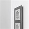 Рамка на 3 поста Acrylic (графит), Werkel, W0032704 - фото 113401