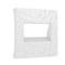 Накладка для двойной розетки Еthernet RJ-45 (hammer белый), Werkel, W1291101 - фото 114269
