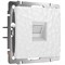 Розетка Ethernet RJ-45 (hammer белый), Werkel, W1281001 - фото 114273