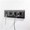 Розетка Ethernet RJ-45 (черный матовый), Werkel, W1181008 - фото 114514