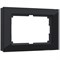 Рамка для двойной розетки Favorit (черный,стекло), Werkel, W0081108 - фото 114834