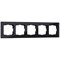 Рамка на 5 постов Favorit (черный,стекло), Werkel, W0051108 - фото 114857