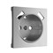 Накладка для розетки USB (cеребряный рифленый), Werkel, W1179509 - фото 115006
