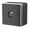 ТВ-розетка оконечная Gallant (графит рифленый), Werkel, W5083004 - фото 115024