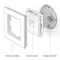 Розетка Ethernet RJ-45 (белый), Werkel, W1181001 - фото 115408