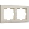 Рамка на 2 поста Stark (слоновая кость), Werkel, W0021803 - фото 115858