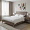 Кровать с жесткой спинкой 180x200 Тесоро коричневая T208Q, Алетан - фото 118661