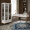 Сервант стекл.c зеркалом (бока стеклянные) BR603W White, Алетан - фото 119895