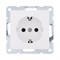 Розетка с з/к без защитных шторок LK80 LK STUDIO 843104