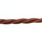 Витой ретро провод Коричневый Мезонин