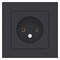 Карбон Розетка б/з, 16А, в сборе Systeme Electric AtlasDesign ATN001040 - фото 74235