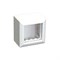 SM45 Коробка для открытой проводки на 1 модуль для механизмов 45х45мм (белый) Экопласт - фото 86591