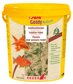 Корм для золотых рыб в хлопьях Sera GOLDY NATURE 21000 мл 4 кг (ведро) - фото 21698